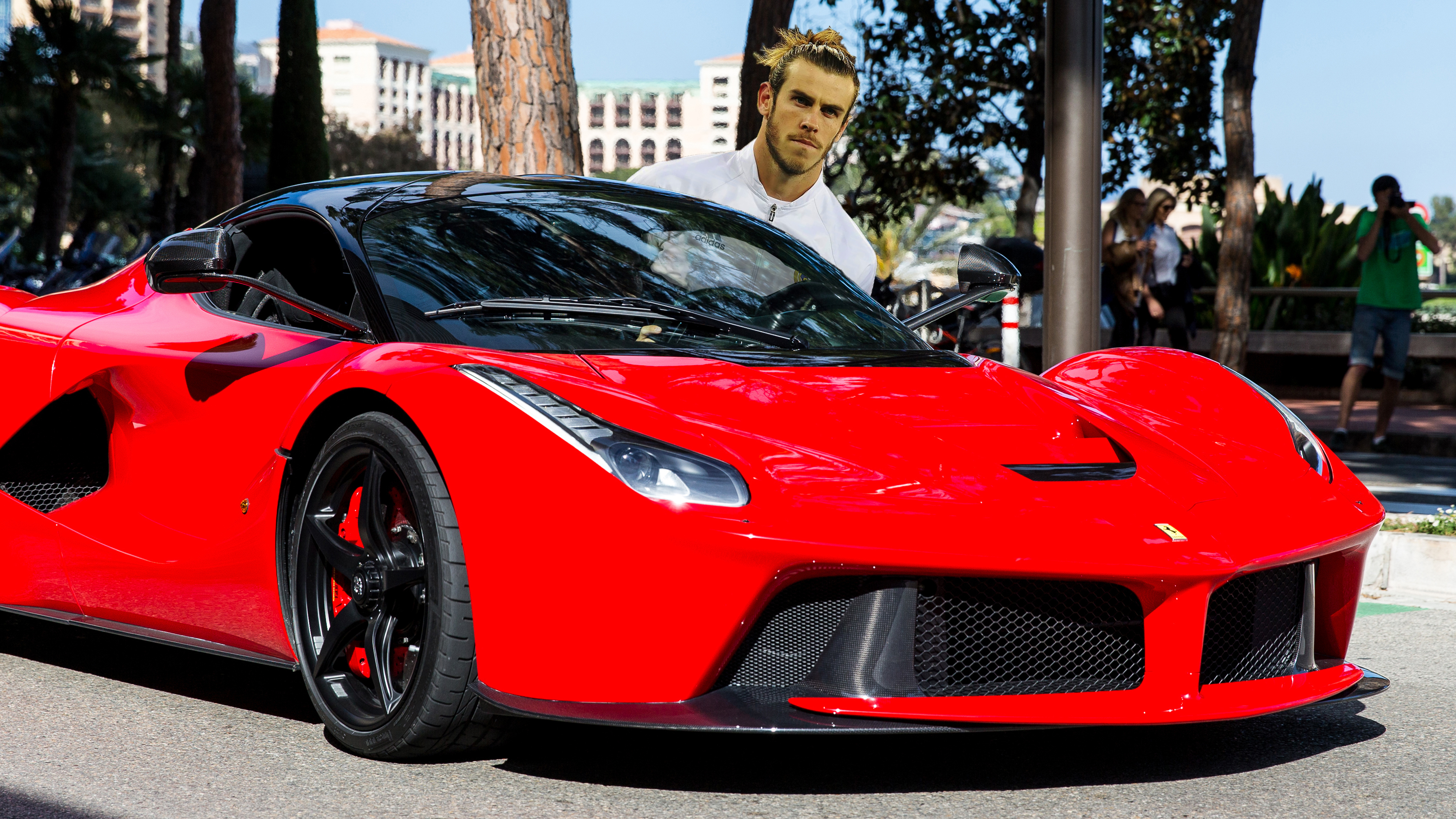 Bale and a Ferrari