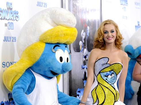 Katy Perry as Smurfette