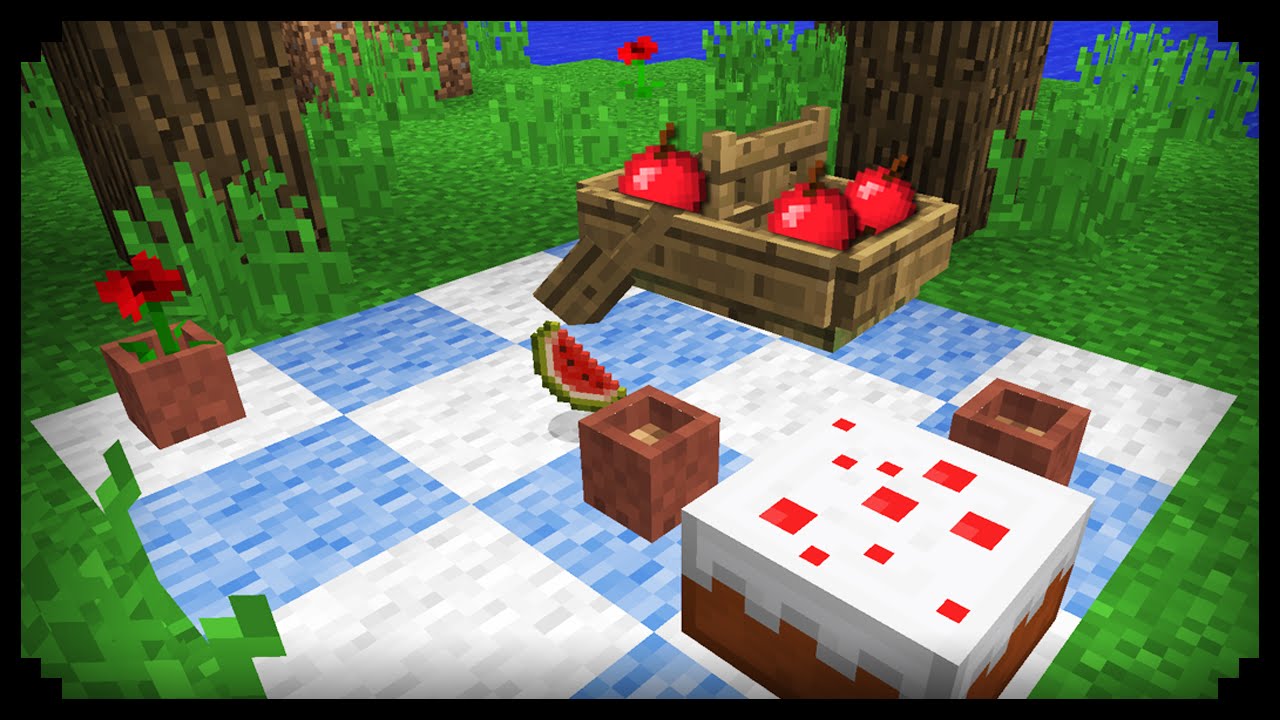 A lovely Minecraft picnic!