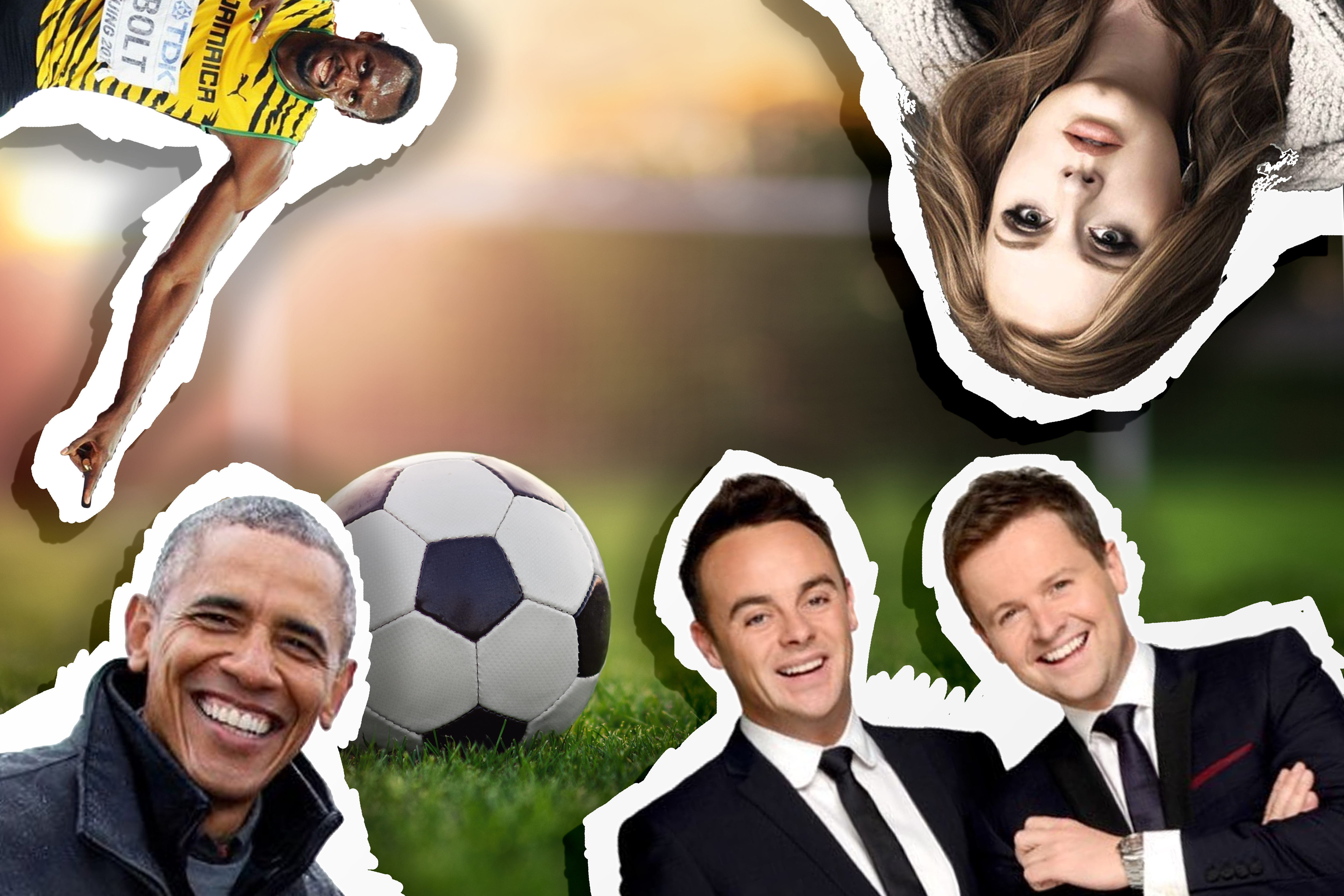 Celebs and footie!