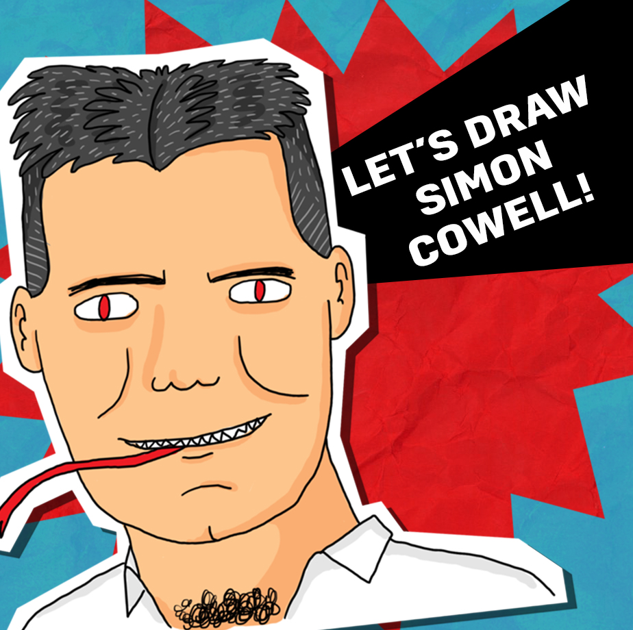 let's draw a Simon Cowell