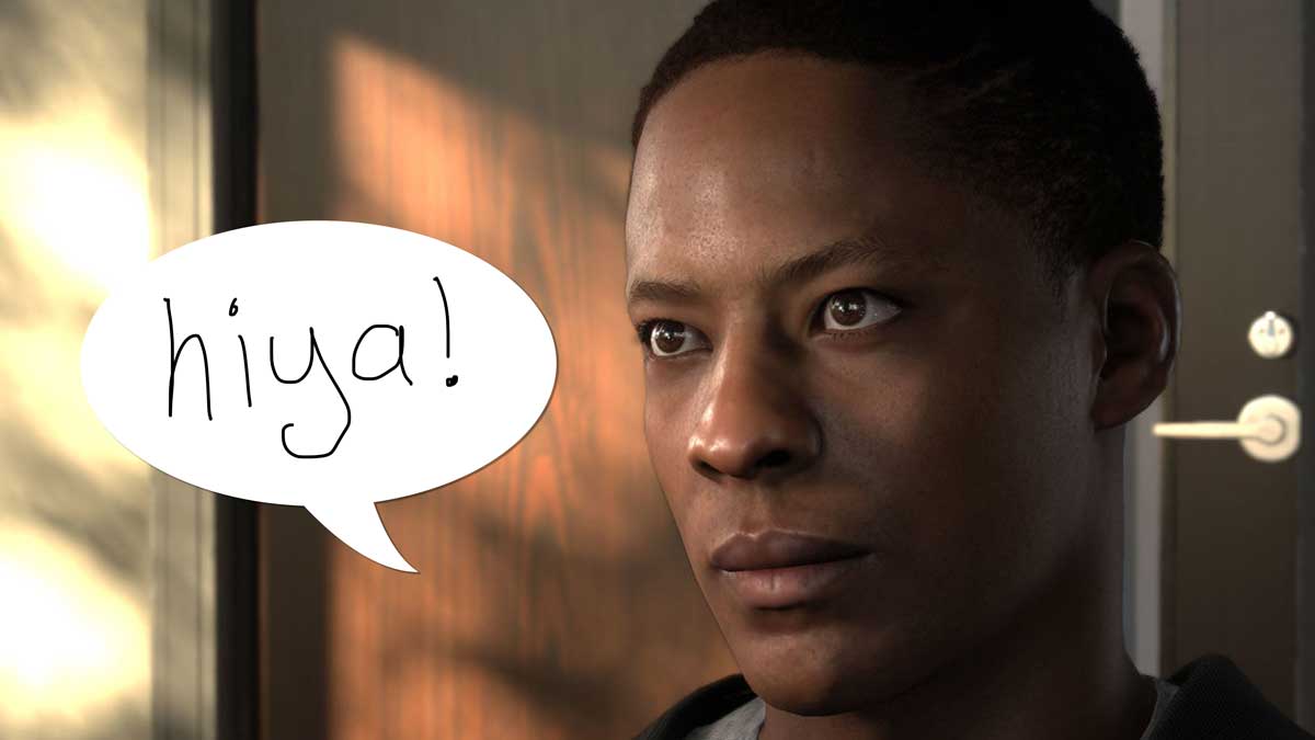 Alex Hunter and his mystery voice