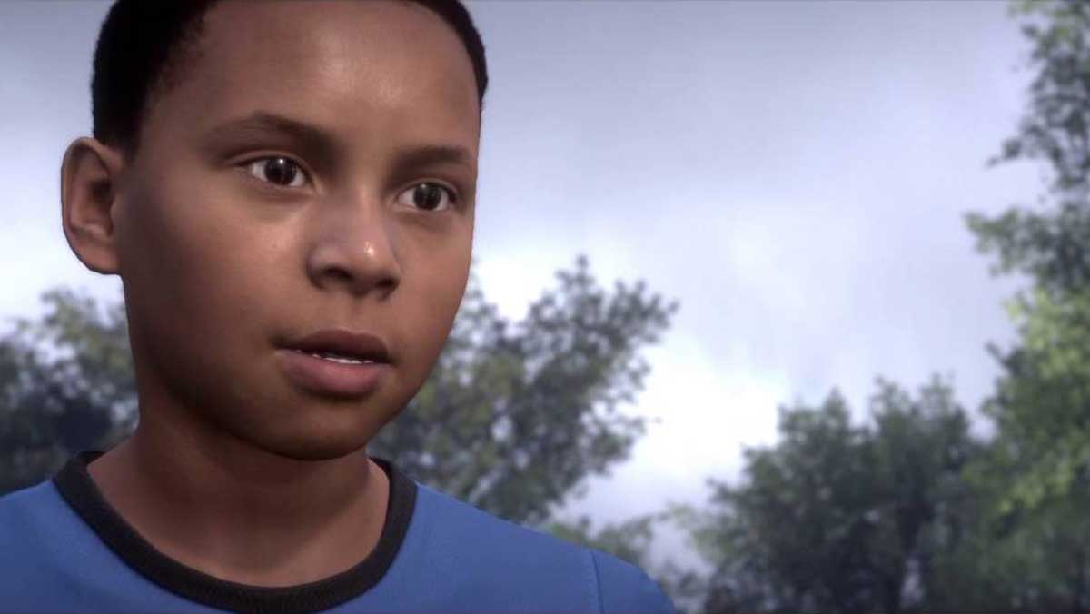 Alex Hunter as a wee lad