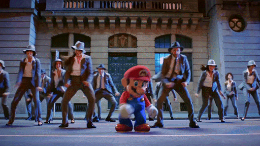 Mario dancing