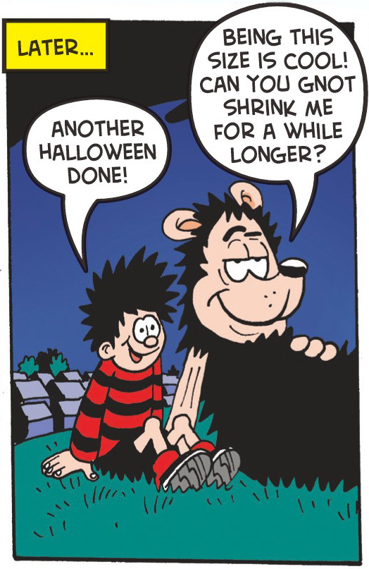 Dennis and Gnasher save the day!