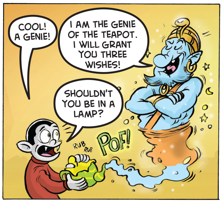 A genie - of course!