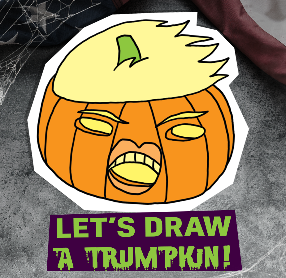 Let's draw a Trumpkin!