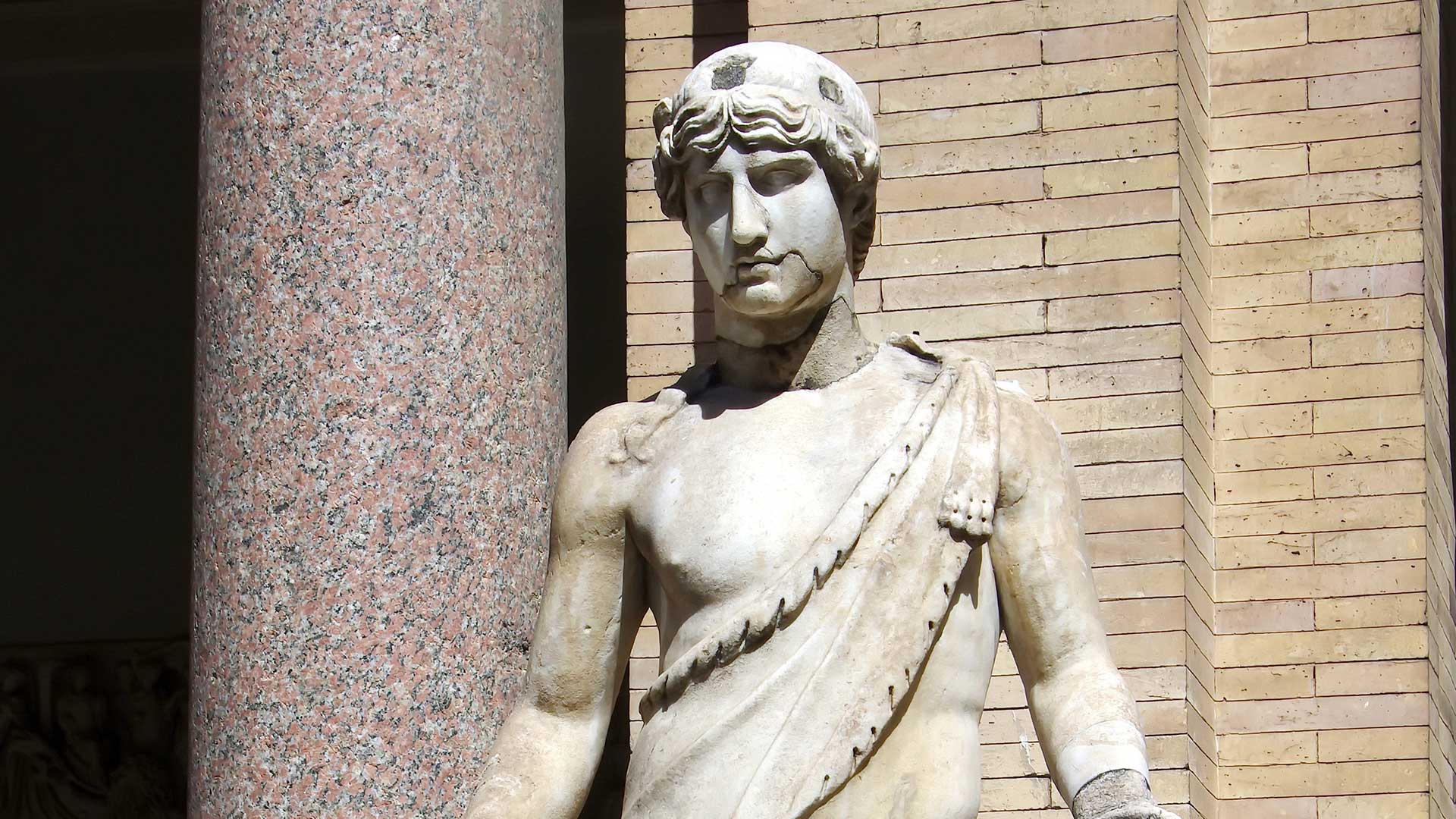 A statue of Adonis