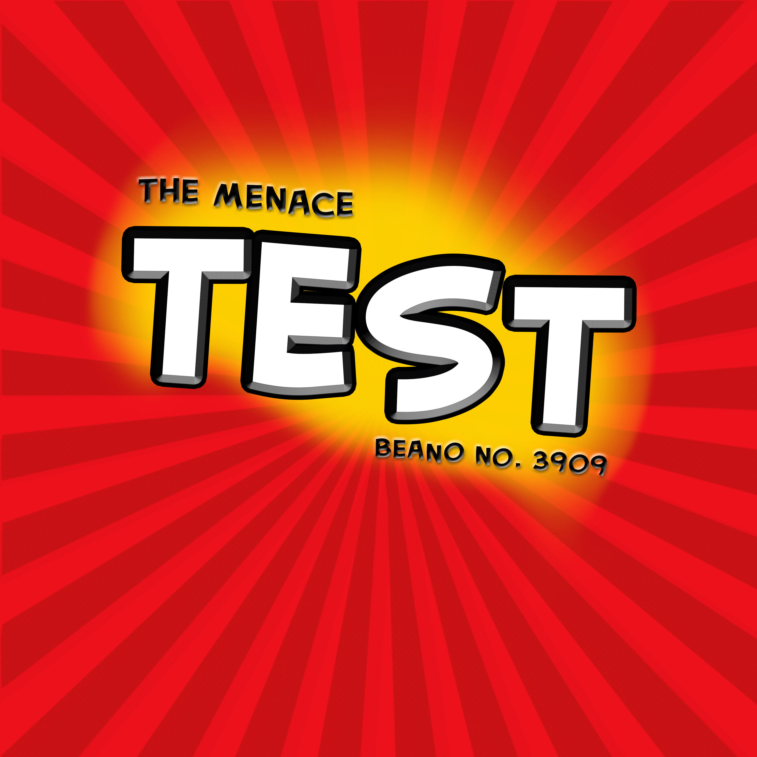 The Menace Test - Beano 3909