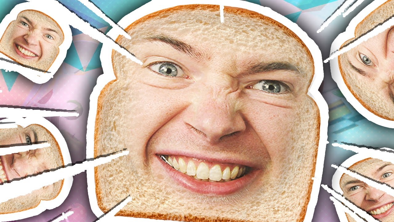 DanTDM quiz: image of Dan's face on a slice of bread