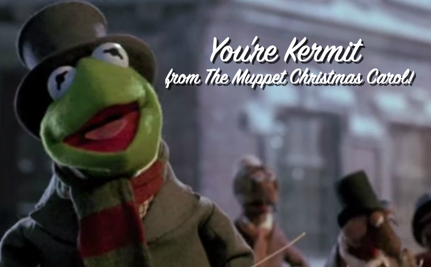 Kermit in The Muppet Christmas Carol Christmas Quiz