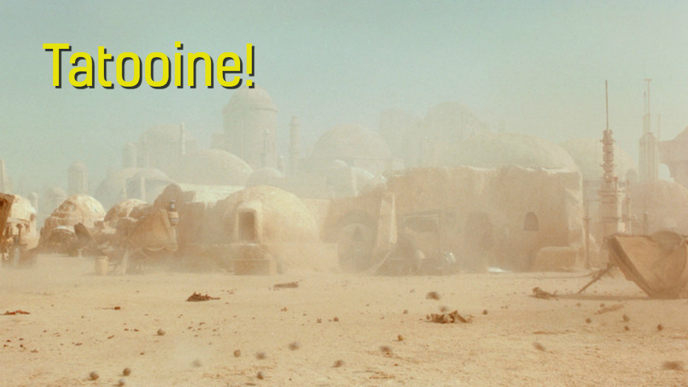An image of the Star Wars planet Tatooine