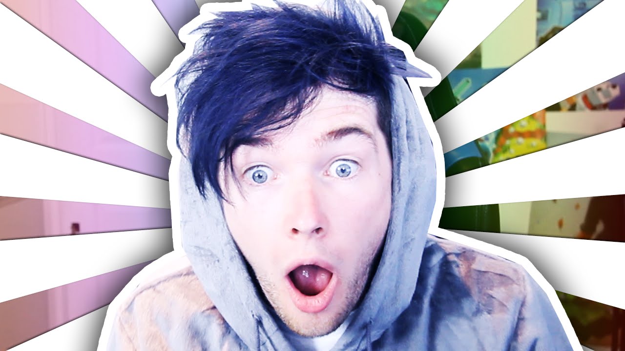 1. DanTDM's Real Life Blue Hair Transformation - wide 2