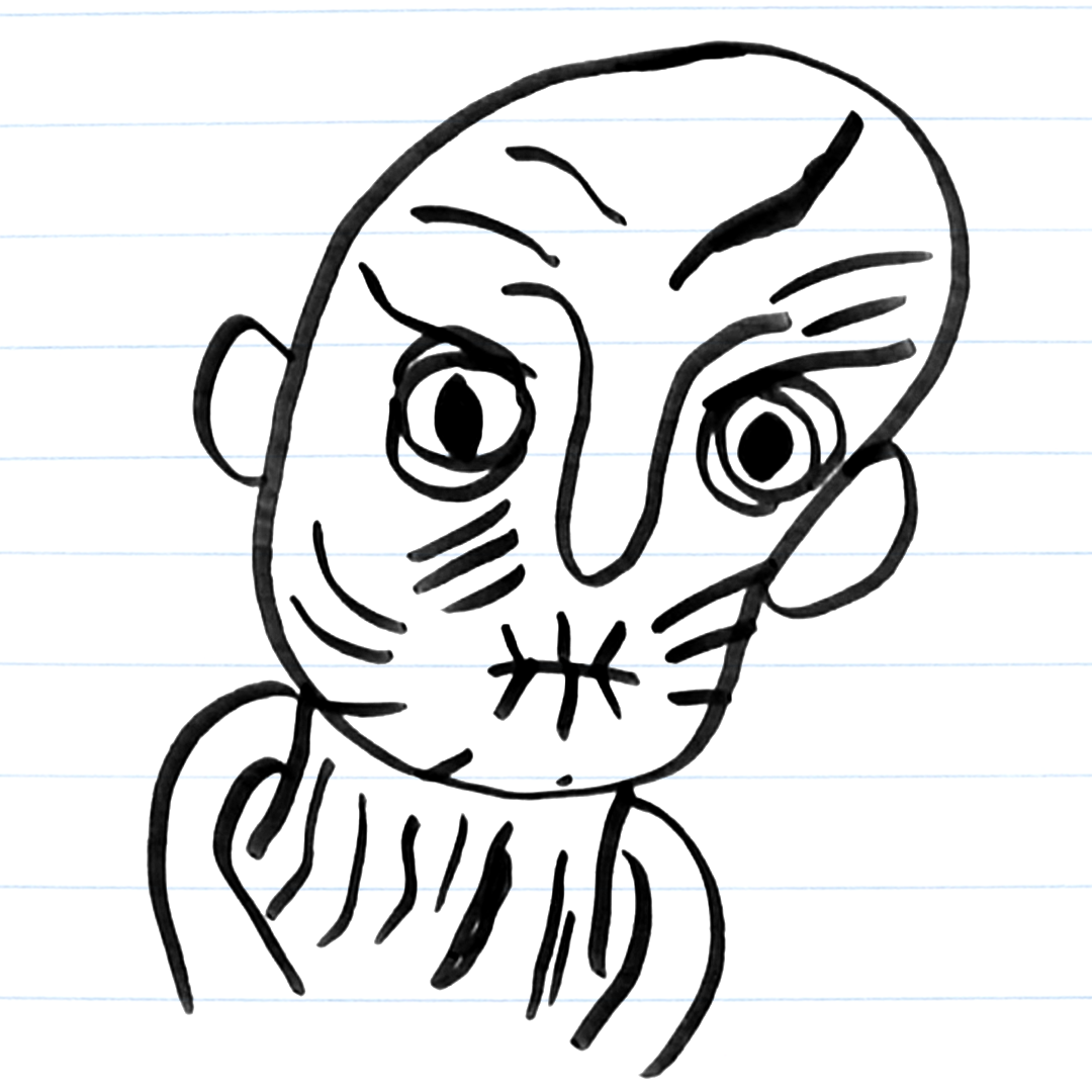 Drawing of Snoke