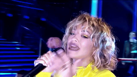 Rita Ora performing Your Song