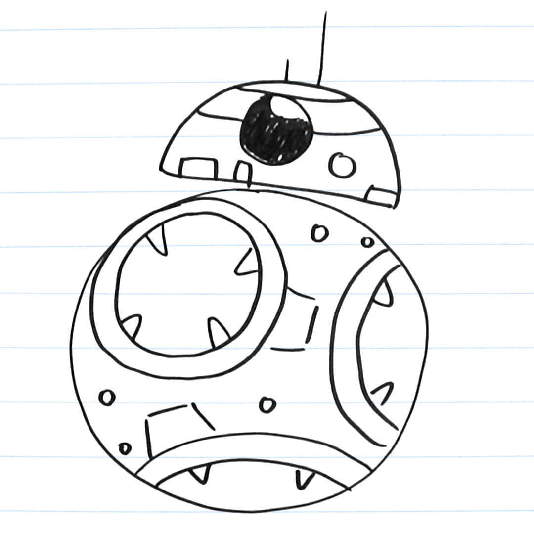 Drawing of BB-8