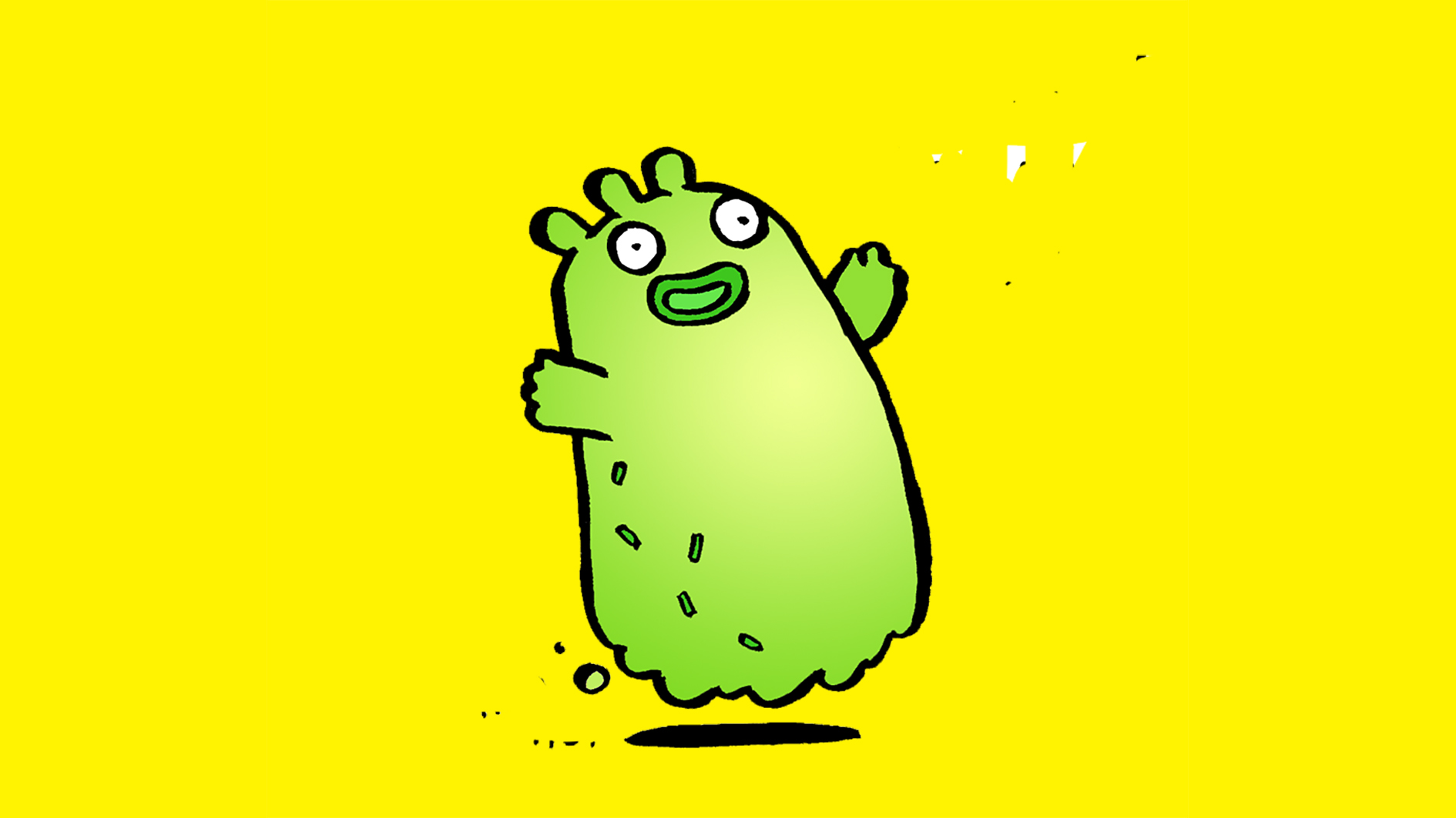 Thinngummyblob, the not so evil henchman made from slime