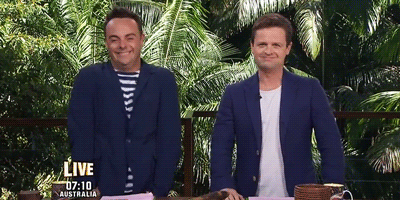 Ant and Dec presenting I'm A Celebrity... Get Me Out Of Here