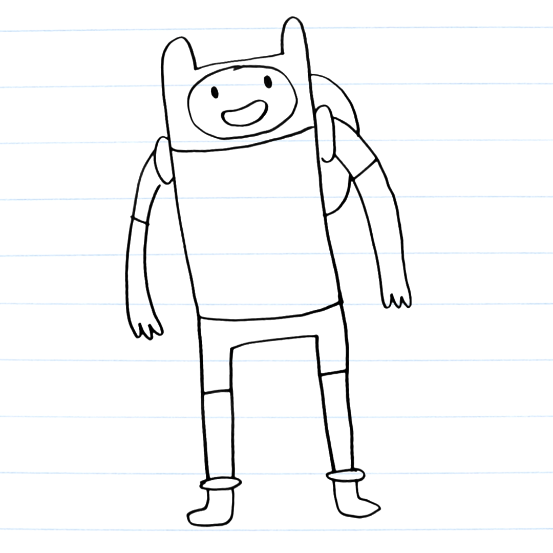 Drawing of Finn