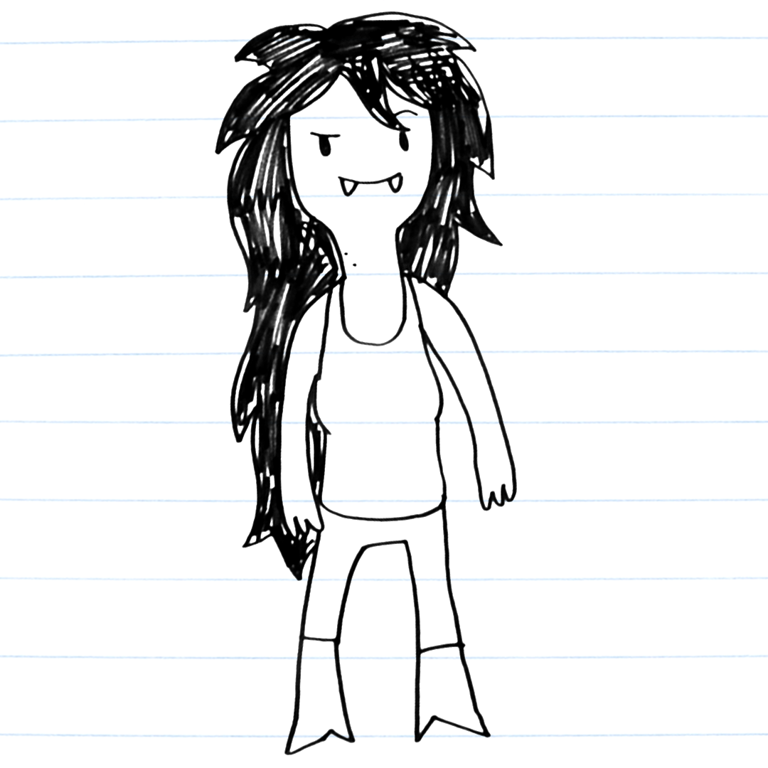 Drawing of Marceline