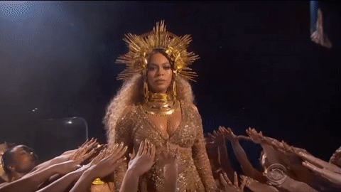 Beyonce performing live