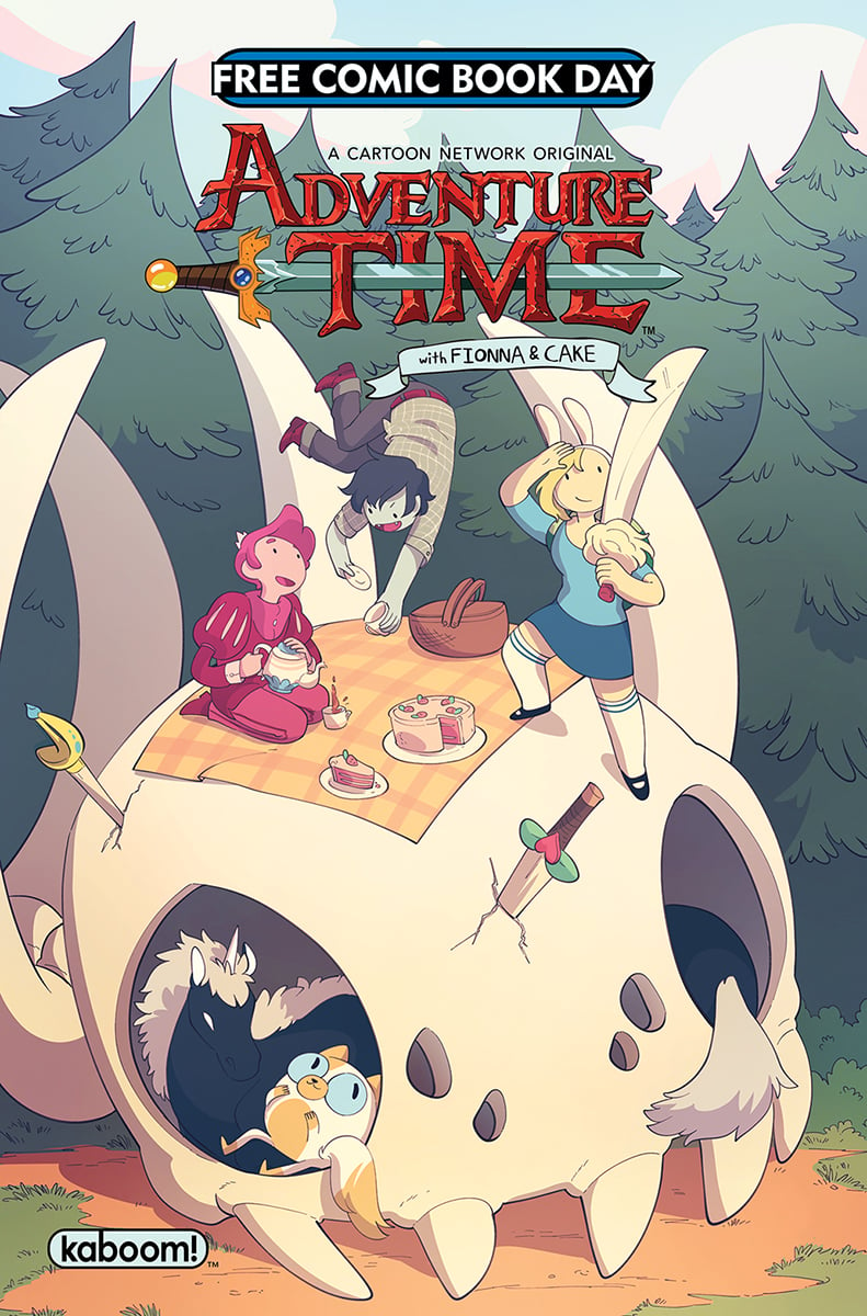 Adventure time free comic cover