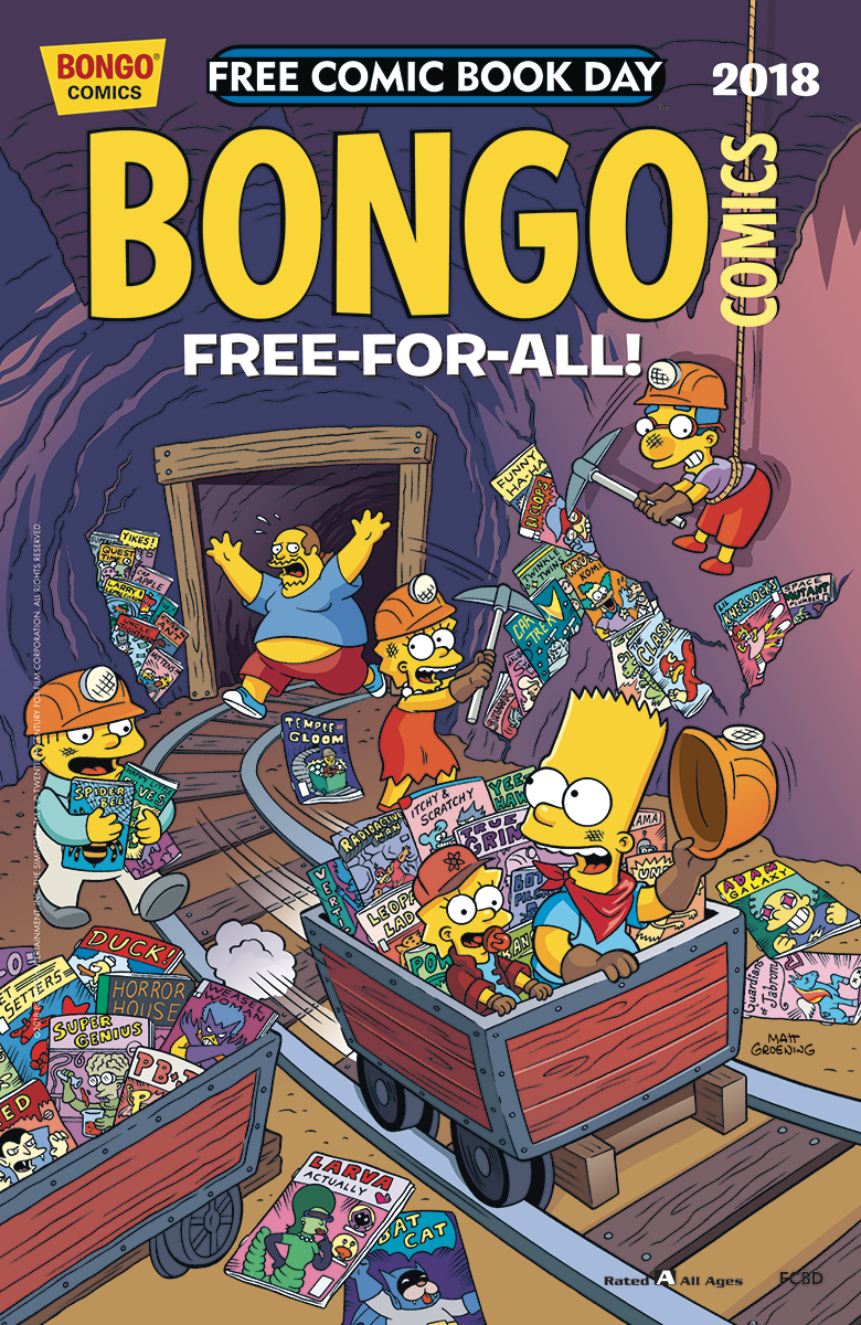 simpsons free comic cover