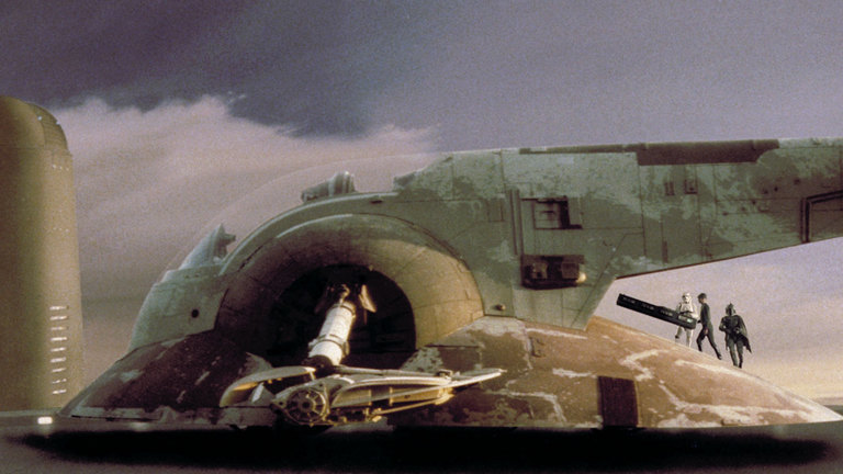 Boba Fett used this space vehicle 