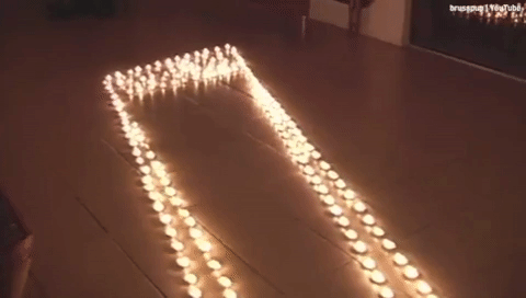 Check out this amazing candle illusion – can you work it out?
