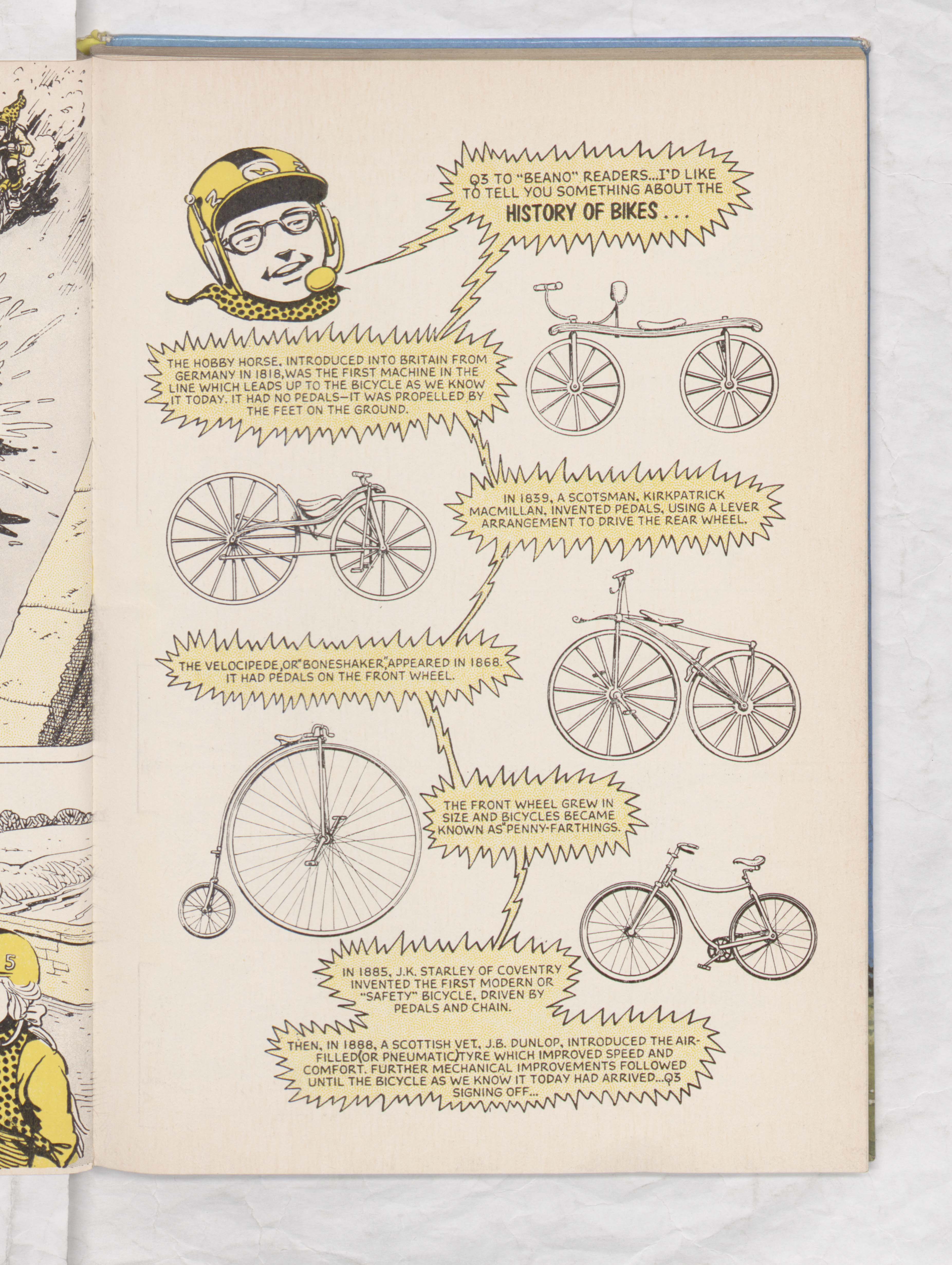 Beano Book 1970 - Q-Bikes - Page 11 bike history
