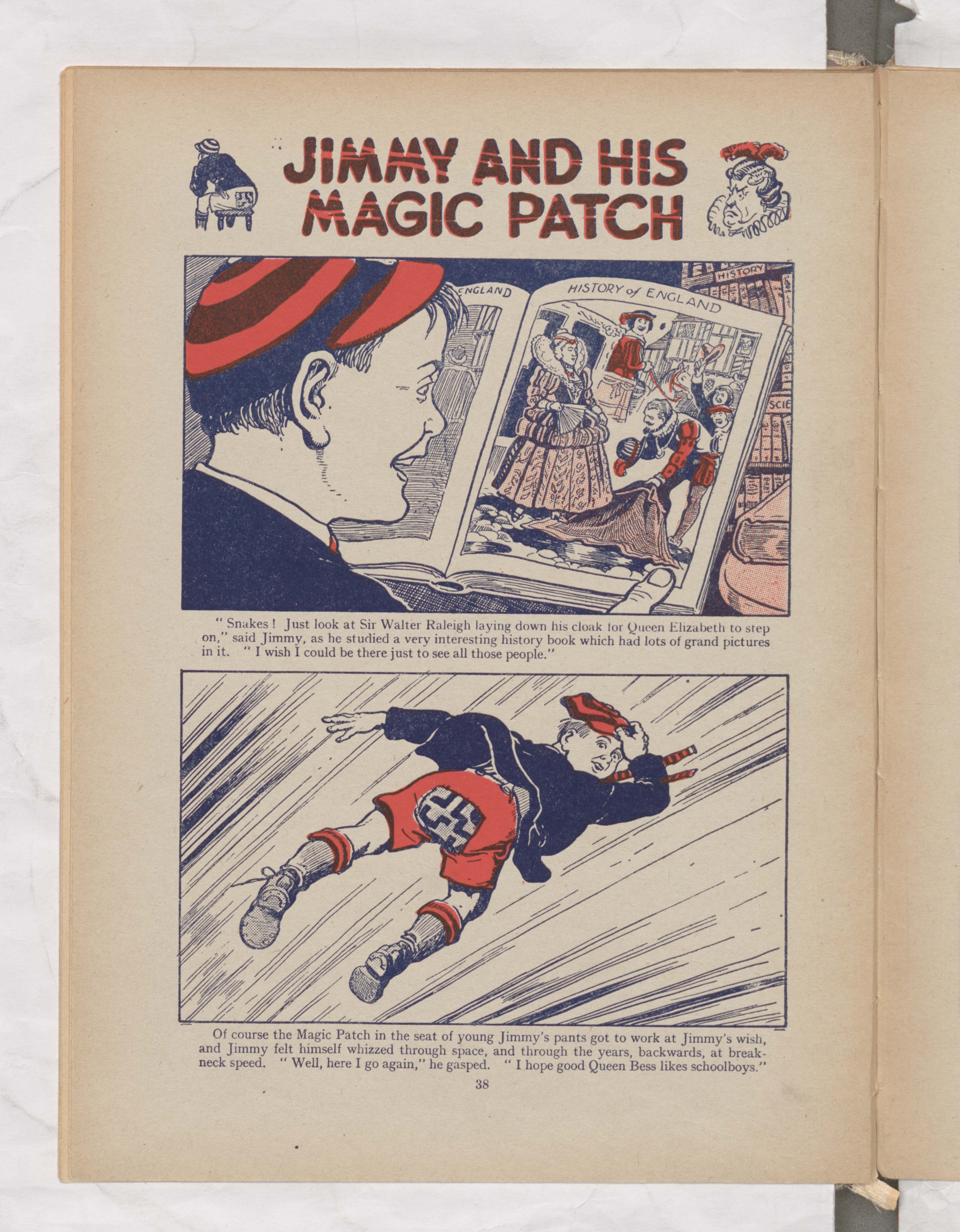 Jimmy and His Magic Patch - Page 1 - Beano Book 1944 Annual