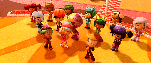Wreck It Ralph features the game Sugar Rush