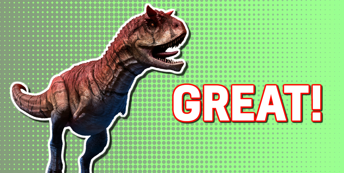Dinosaur quiz: a great score!