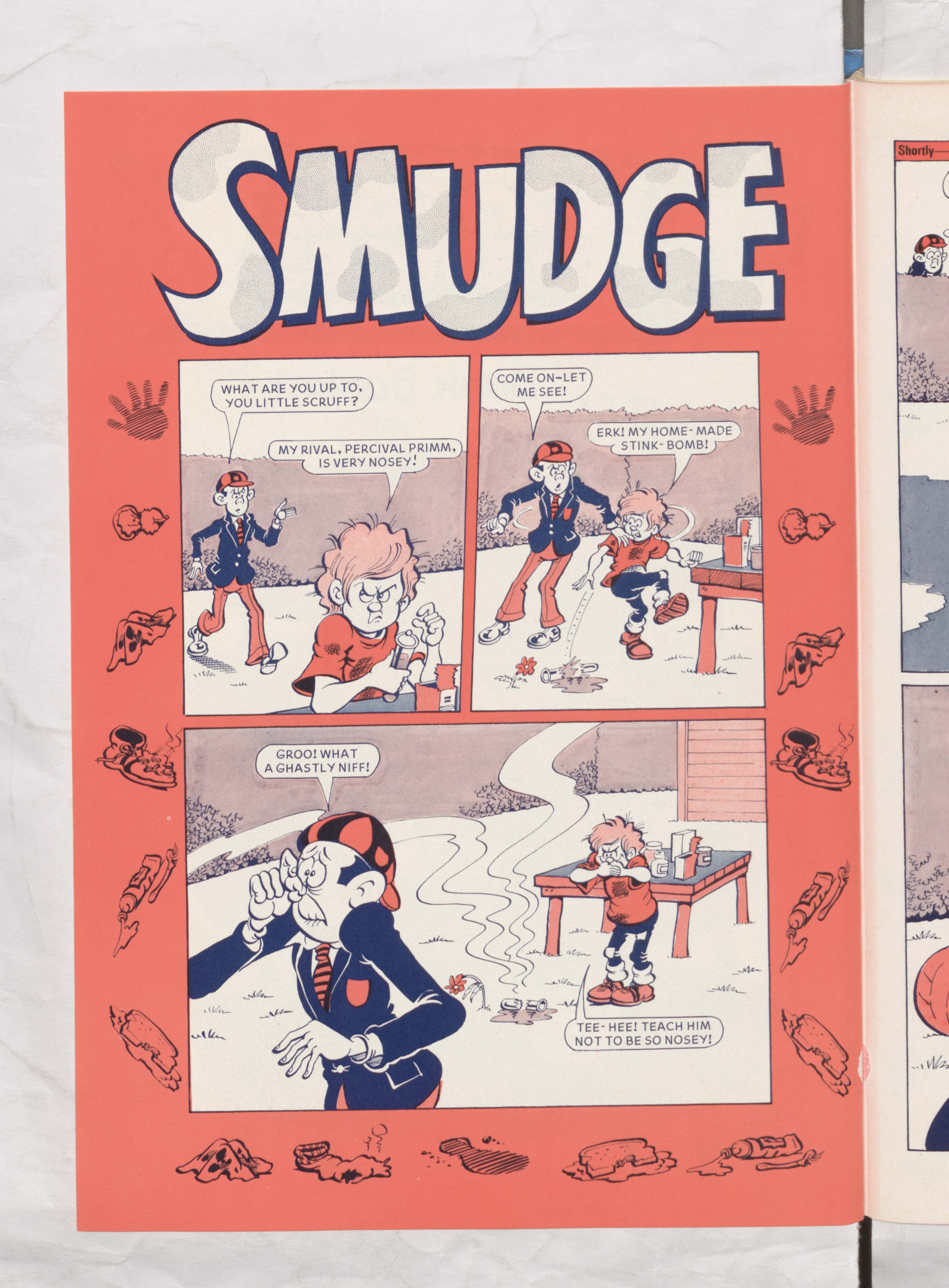 Smudge, the little scruff - Beano Book 1982 Annual