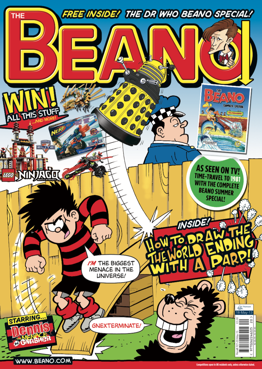 The Beano, published May 18 2013 came with a reprint of the 1981 Summer Special