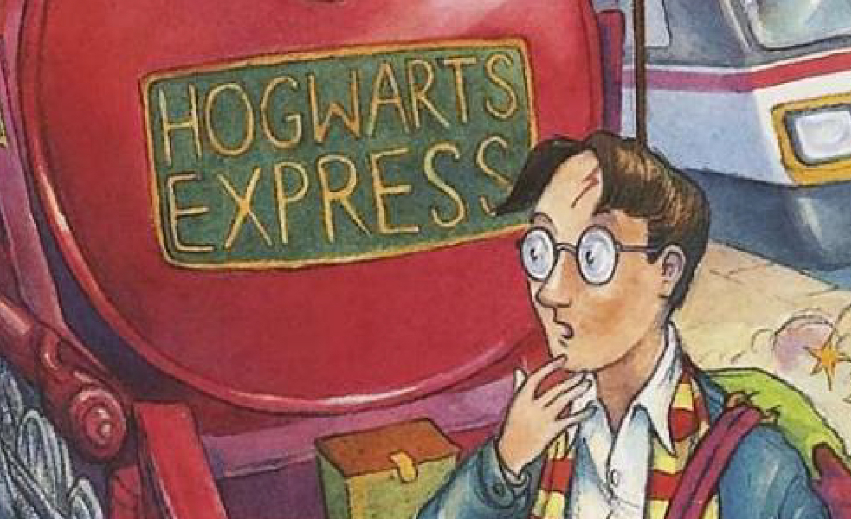 Harry Potter book written by JK Rowling