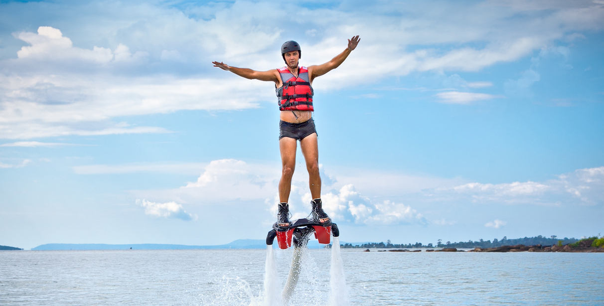 The new extreme sport called flyboard