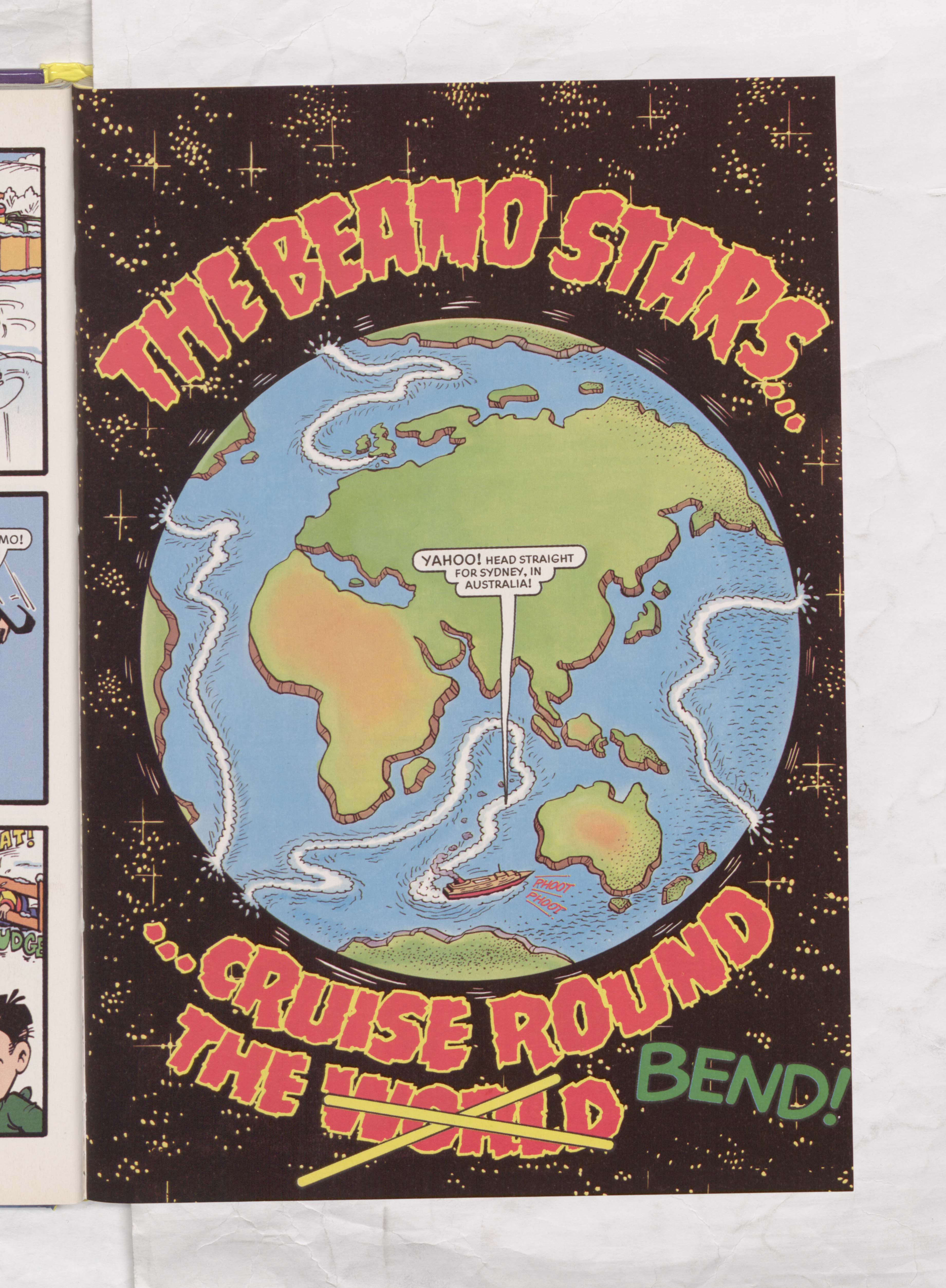 The Beano Stars Cruise Round the World - Beano Book 2000 Annual - Page 1