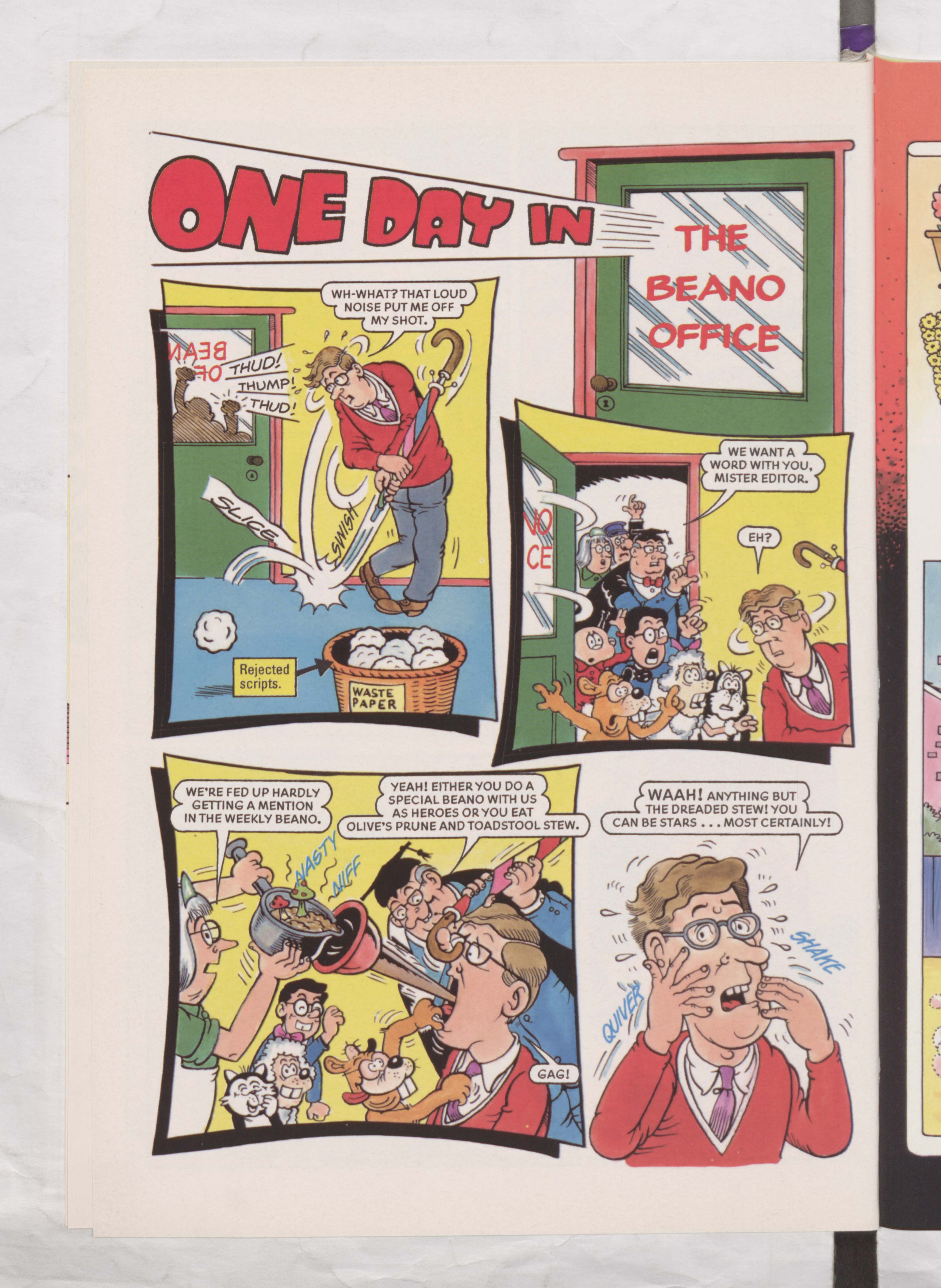 One Day in the Beano Office... - Beano Book 2002 Annual