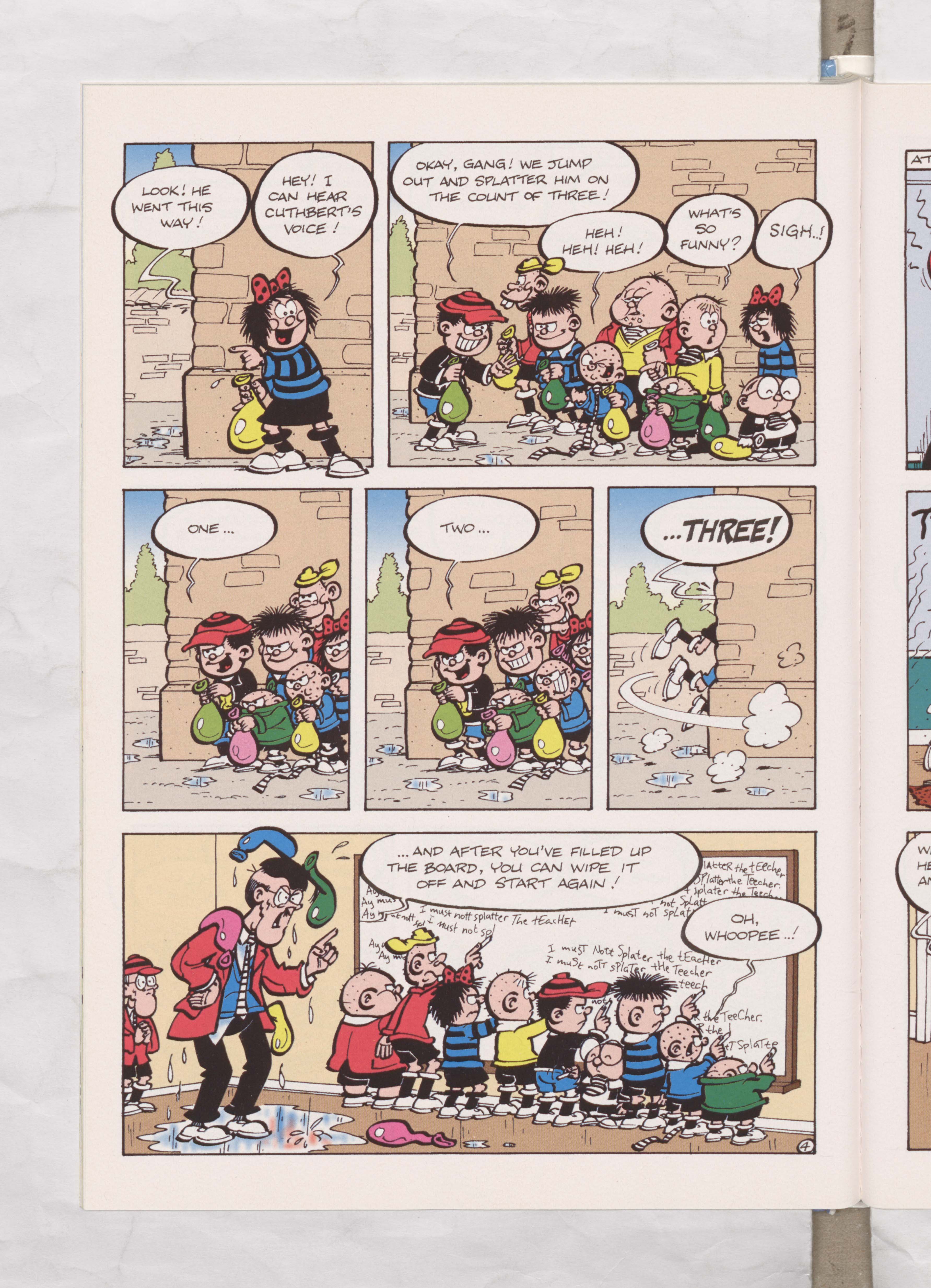 Bash Street Kids - Teacher's Pest - Illustrated by Mike Pearse Beano Book 2004 Annual