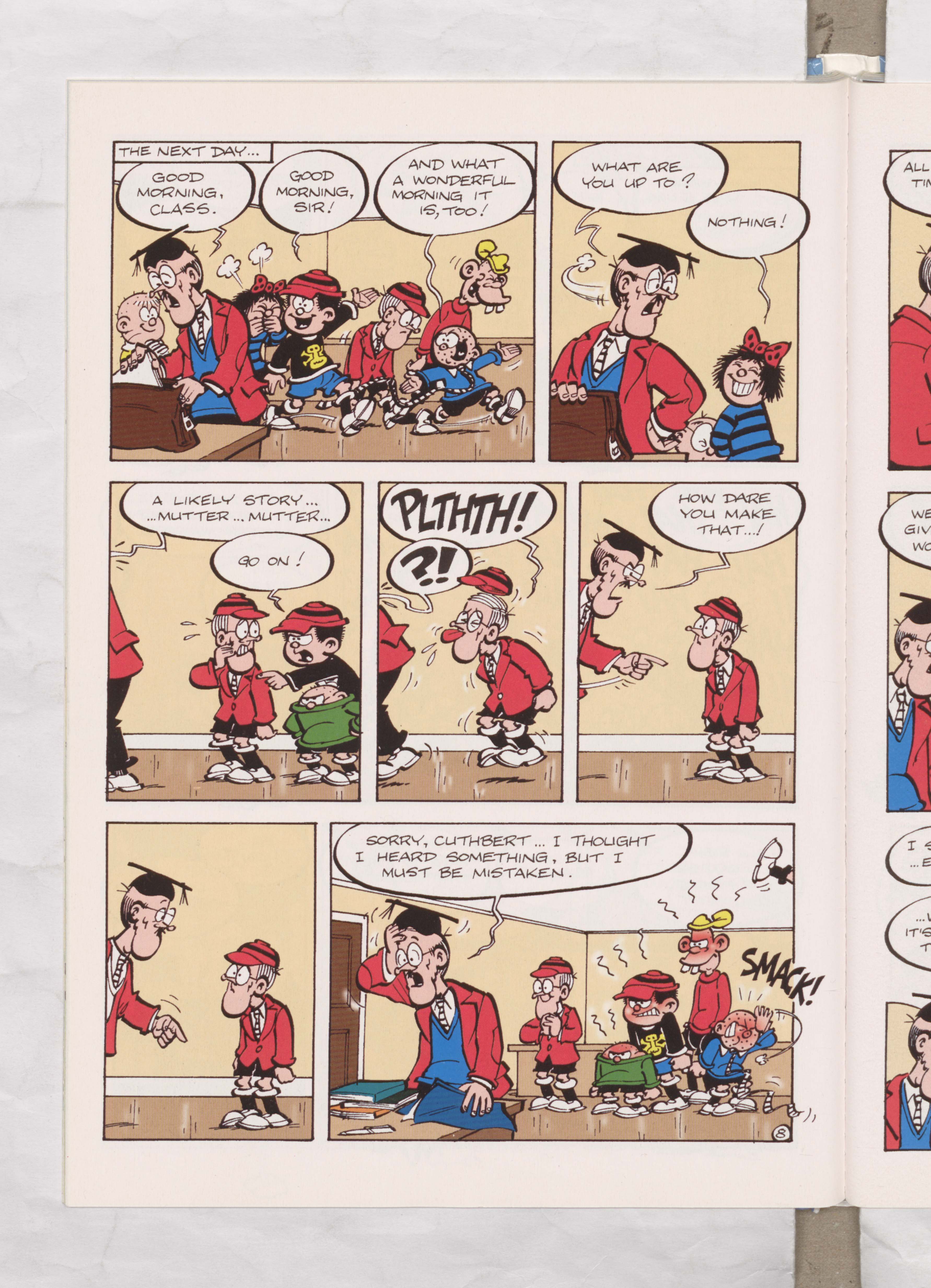 Bash Street Kids - Teachers Pest - Illustrated by Mike Pearse Beano Book 2004 Annual