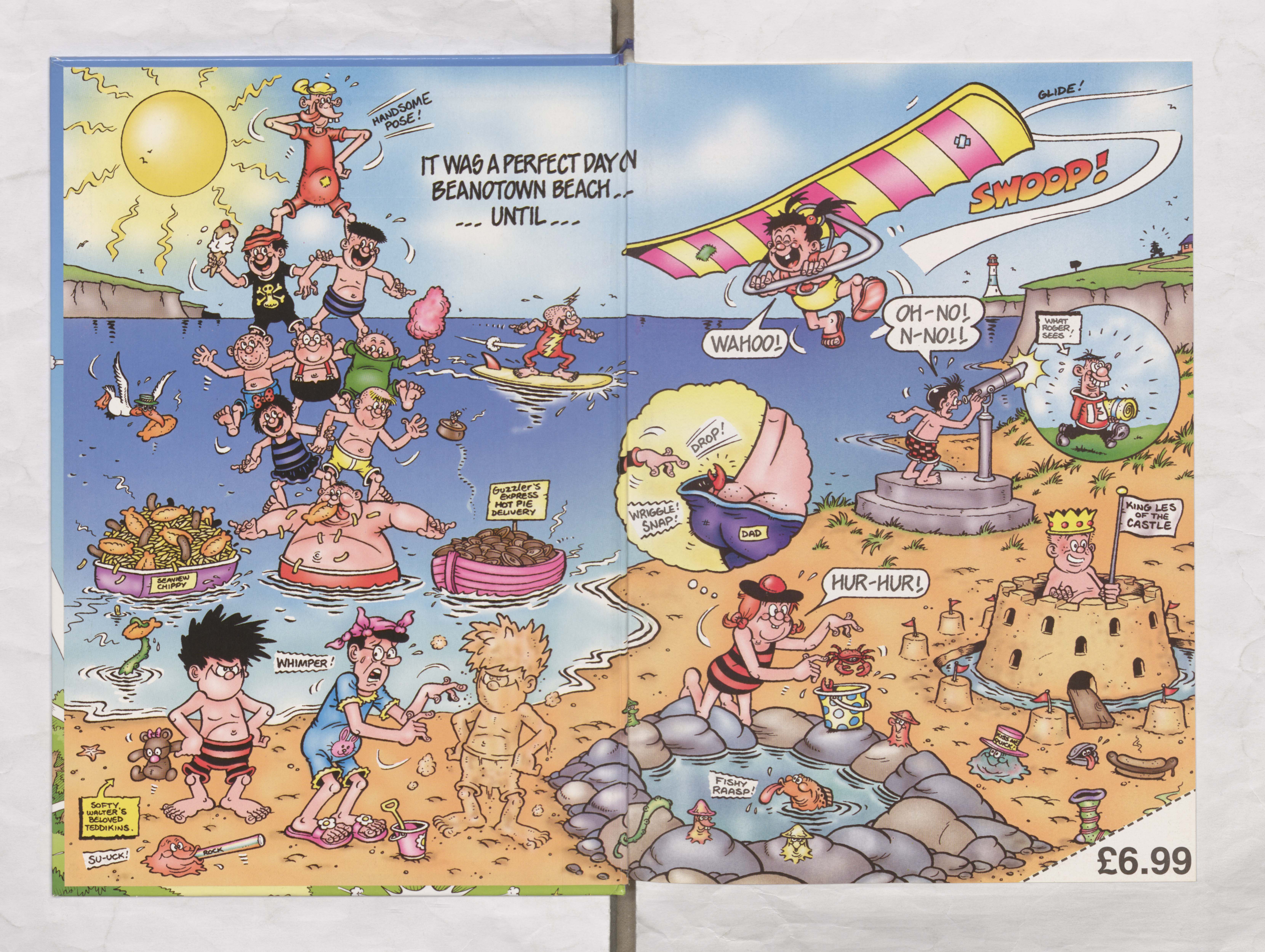 Spot the Difference at Beanotown Beach - Beano Annual 2005