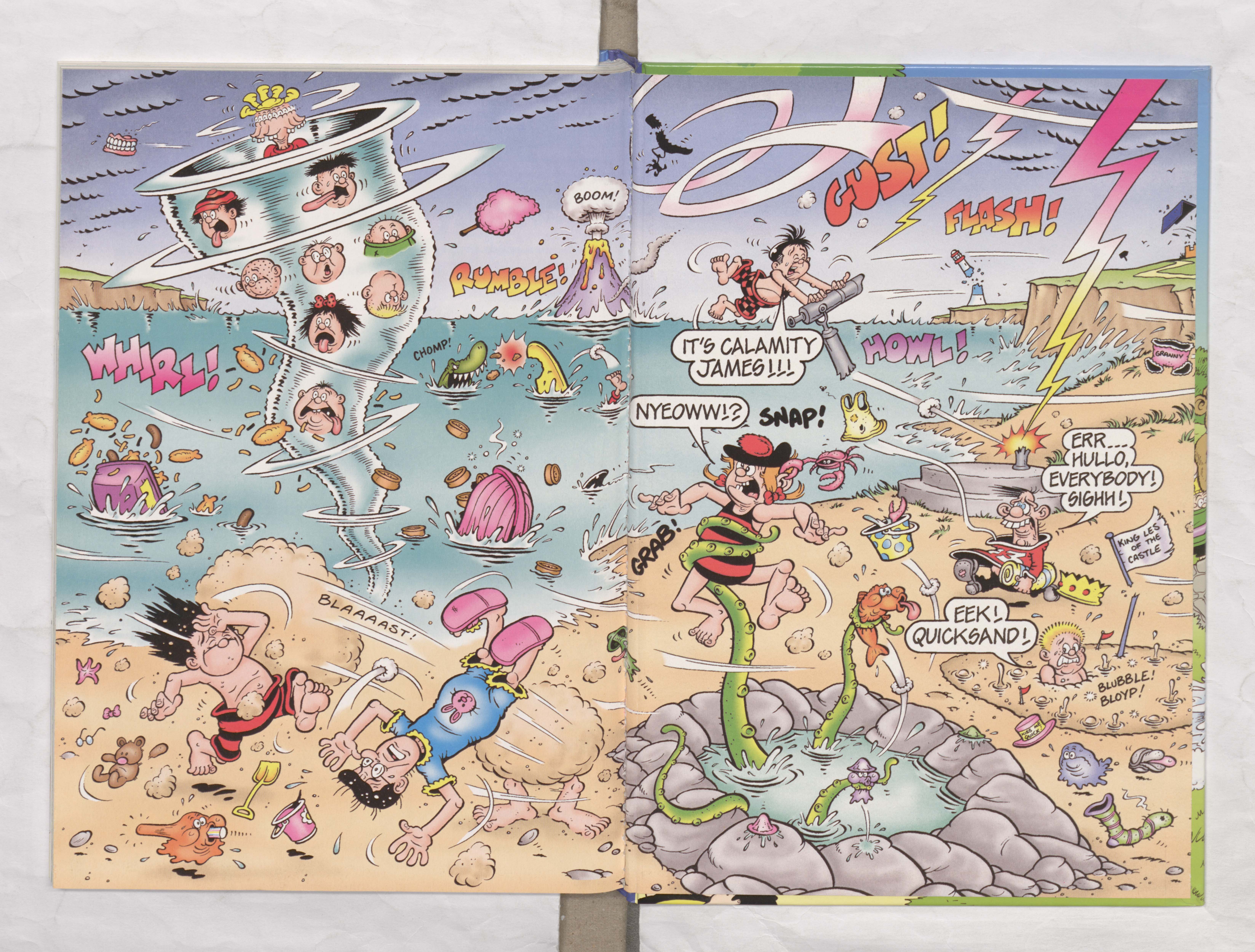Spot the Difference at Beanotown Beach - Beano Annual 2005