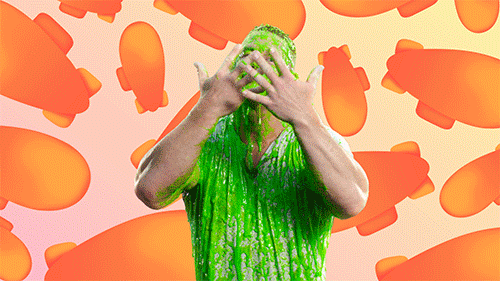 John Cena covered in slime at Kids' Choice Awards 2018