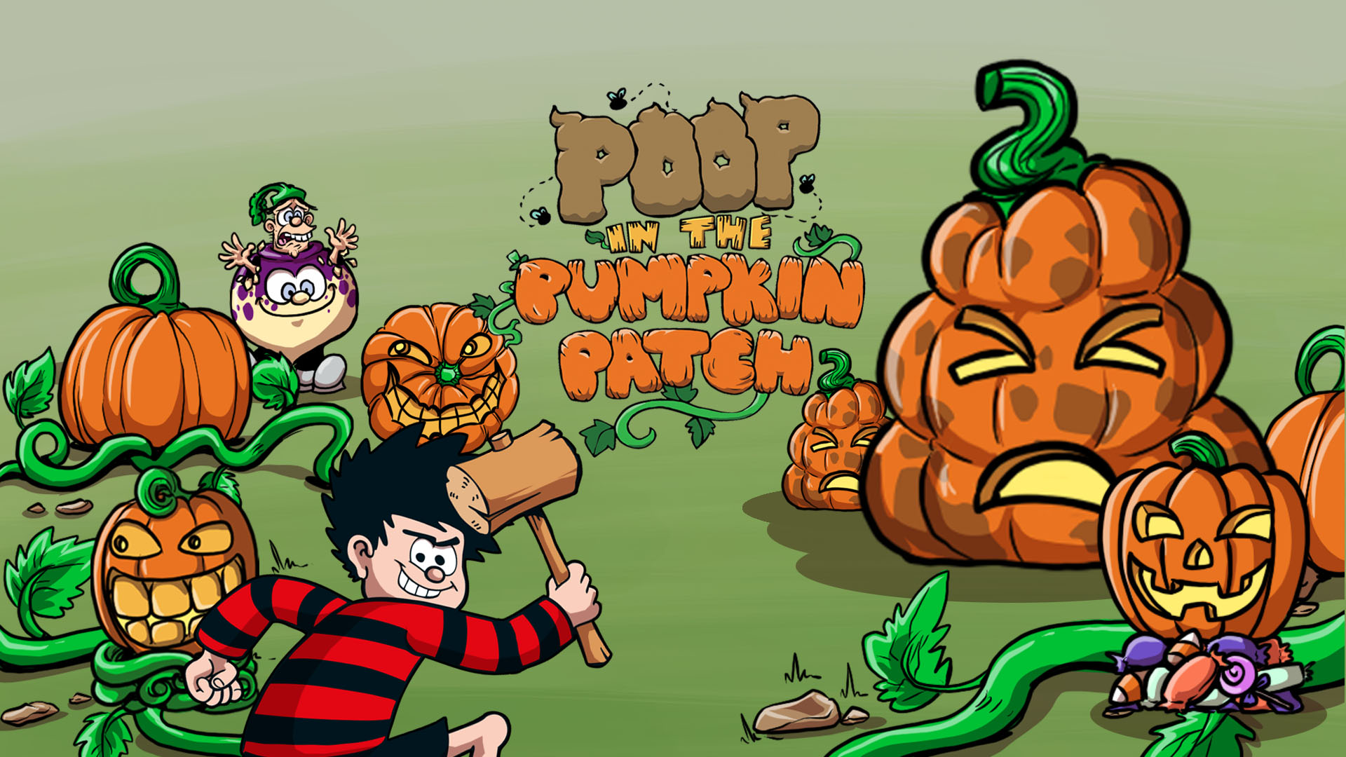 Poop in the Pumpkin Patch!
