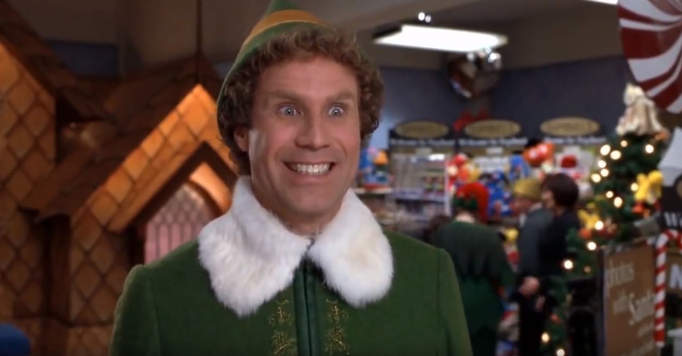 A scene from the film Elf