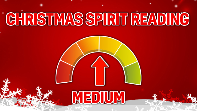 Christmas Spirit Rating: MEDIUM!