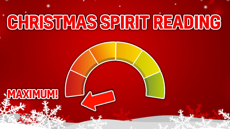 Christmas Spirit Rating: MAXIMUM!