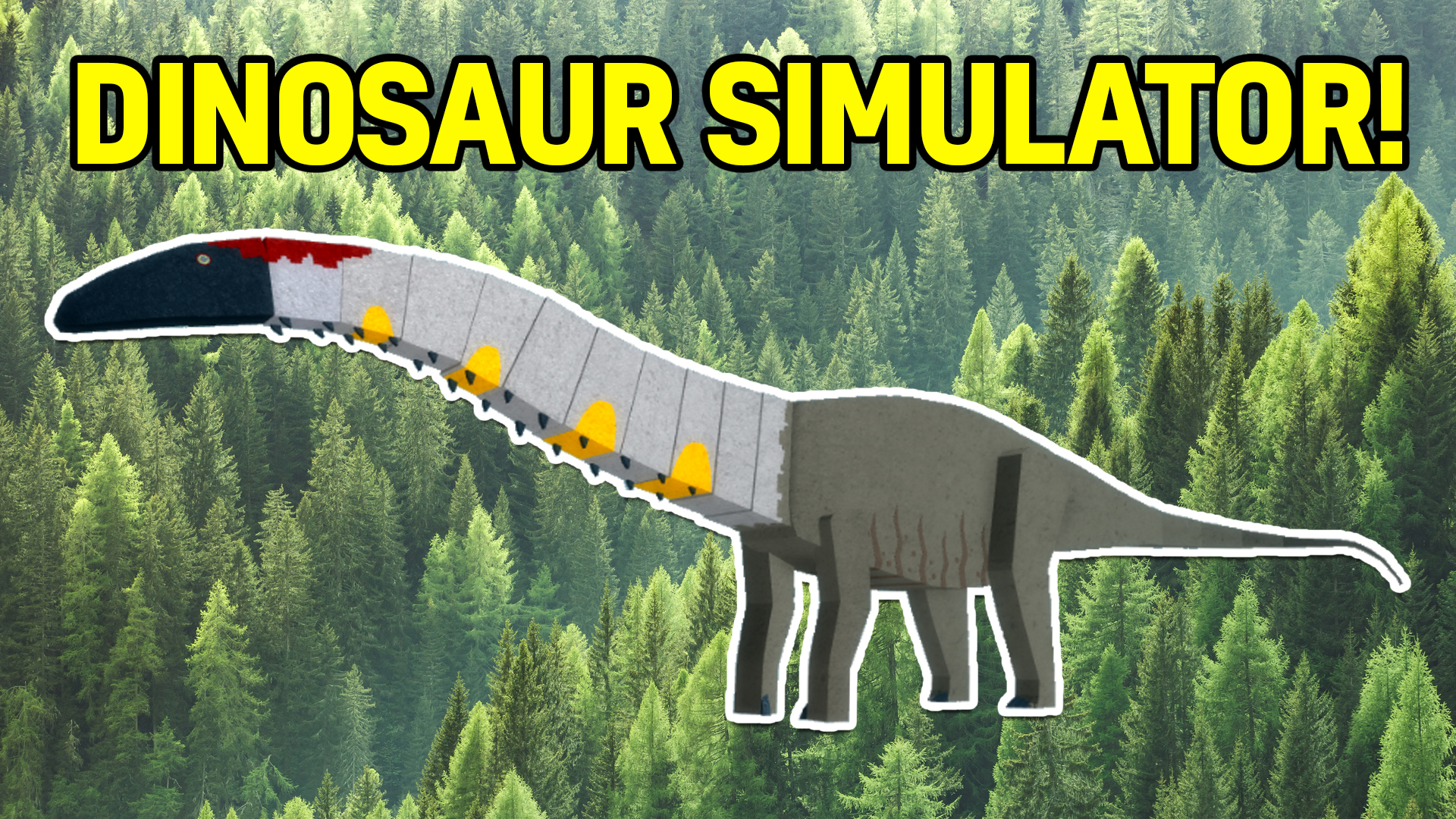 An Apatosaurus in Dinosaur Simulator