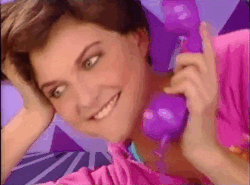 80s gif showing people talking on phone